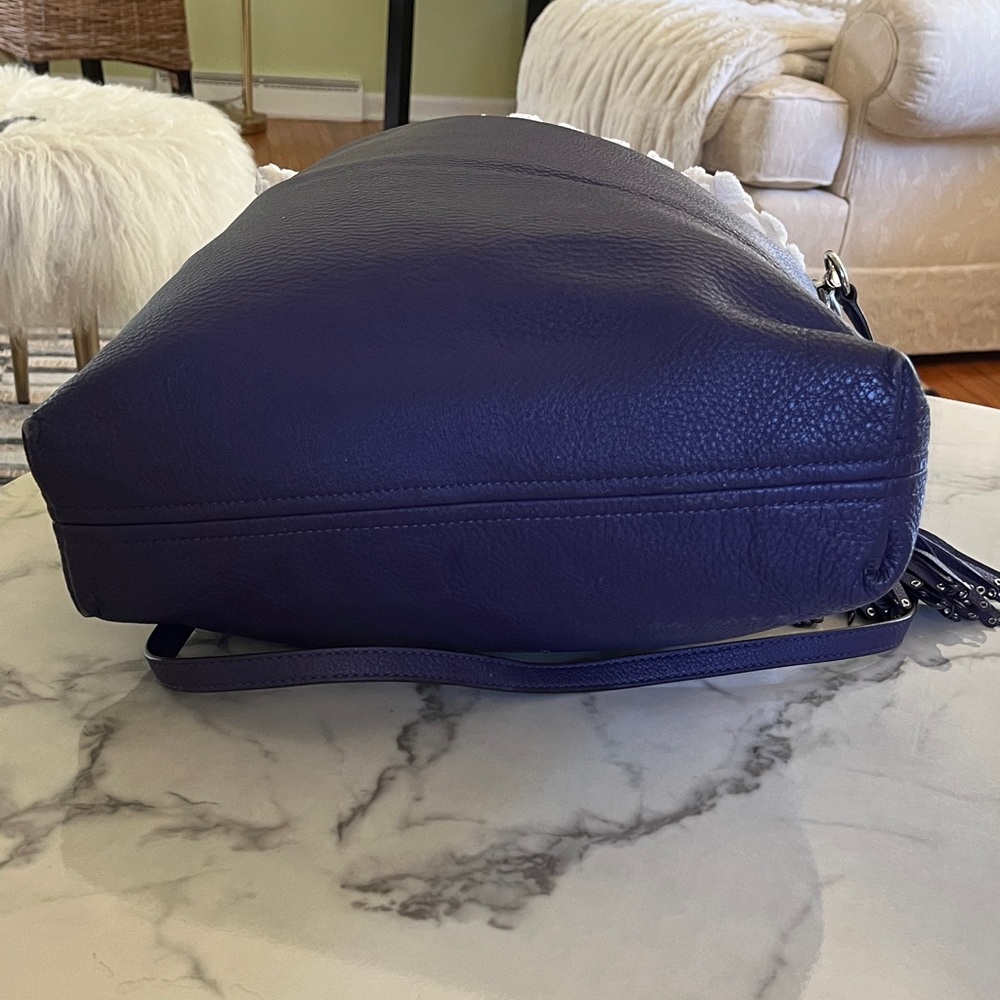 Michael Kors deep purple Crossbody Bag with Tassel - Picture 5 of 11